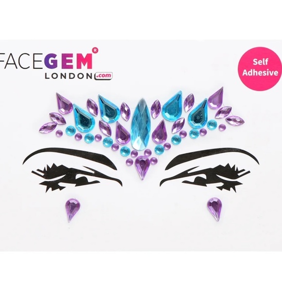 New 8 Pcs Face Jewels Rhinestone Face Gems Self Adhesive Body Crystal Stickers - Picture 8 of 10